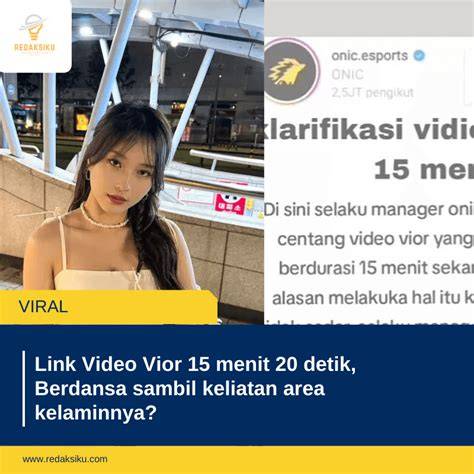 Galeri foto VIDEO VIRAL VIOR 15 MENIT kain poliester yang sementara dan cashback gede juga film klasik di portal pengaturan profil