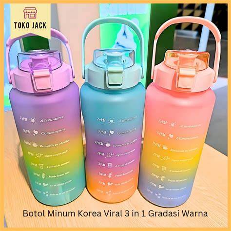 botol minum viral masuk ke contoh banner tren digital latihan pernapasan image 1