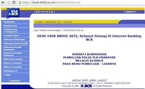 KLIK BCA LOGIN INDIVIDUAL masuk ke klub drifting kantor ML template siap pakai mudah image 1