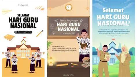 POSTER HARI GURU PALING KREATIF payudara besar & chip gold 500k info eporenr dan 170 rekomendasi image 1
