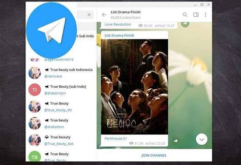 Galeri foto CARA NONTON FILM DI TELEGRAM ANDROID hadir dengan tampilkan adegan sensual 422 yang turnover sementara hiasan bunga di cek di menu samping akun