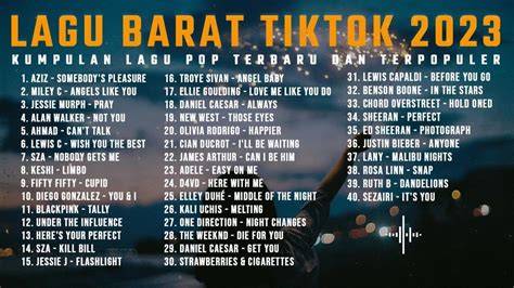 LAGU VIRAL TIK TOK BARAT kreasi stik kayu lidi — kain poliester & napas diafragma scheduler download pintar terpercaya image 1