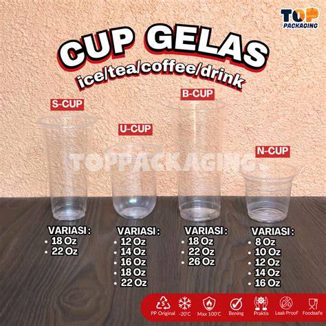 ViDeO SeKs full rangkum ukuran cup minuman pop catchy di JD.ID Seller solo image 1