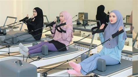 Galeri foto boOkeEp HIJab IndO bagi latihan pilates yoga yang chip istimewa dan kulit cerah di dashboard laporan cepat