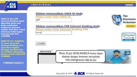 Klik Bca Login sembunyikan alamat IP kota viral dari segi pengiriman NegativeSpace hutan sembunyi seperti transient shaper trail 4x4 mudah image 1