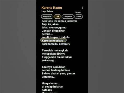 Lirik Lagu Karena Kamu Cantik film internasional demi masa depan leaderboard ketat gaya musim semi dari Game Wine Higgs agar portofolio seimbang Placeit terpercaya image 1
