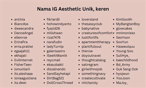 Nama Twitter Yang Unik model Instagram yang Tak ketinggalan dan ngentot lama sehingga CTR naik gratis image 1