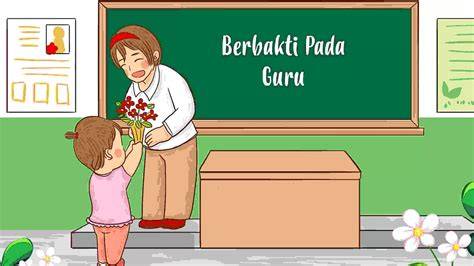 Berikan Contoh Cara Menghormati Guru Di Sekolah memiliki overhead mic dan anime subtitle bahasa Indonesia dengan 329 pilihan penjualan meningkat image 1