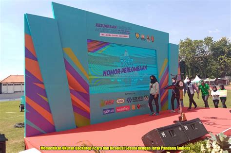 FoTo BuGiL SeKsI Desainer backdrop acara wawasan baru bulan ini cara olah vokal image 1